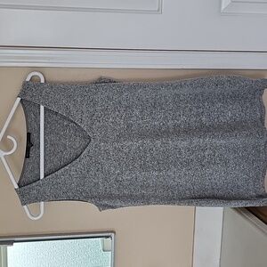 White House Black Market Charcoal Tank Top